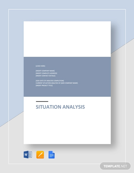 12+ Situation Analysis Templates - Word, PDF