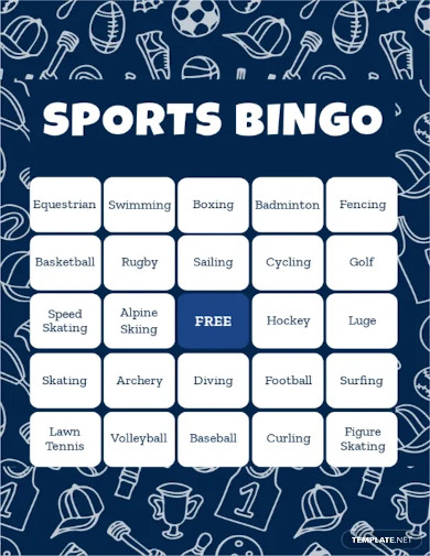 Free Printable Bingo Card - 19+ Free PDF Documents Download | Free ...