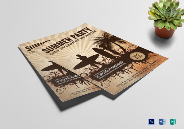 vintage-summer-party-flyer-template