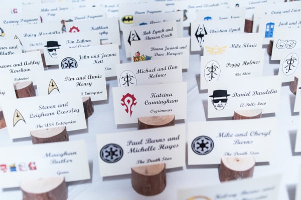 wedding name cards template