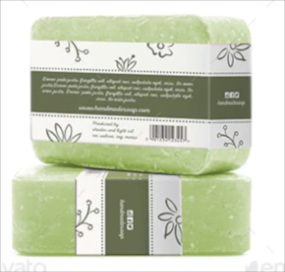 wrap around label for soap