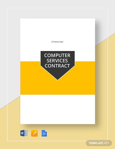 computer service contract