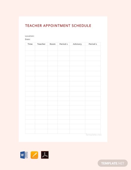 free teacher appointment