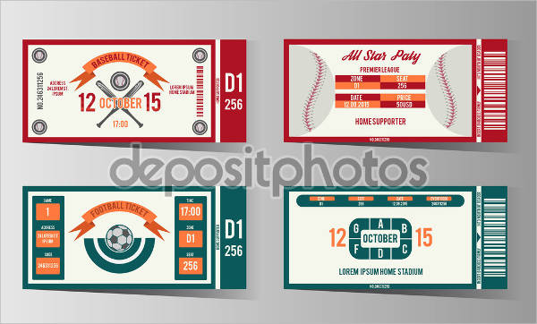 printable baseball ticket template