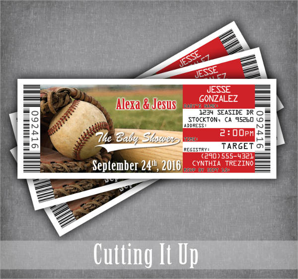 20 Baseball Ticket Templates Free PSD AI Vector EPS Format Download