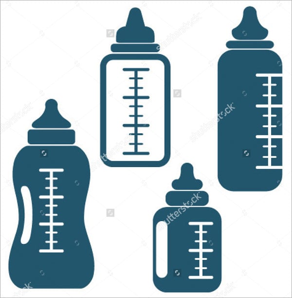 baby bottle icons