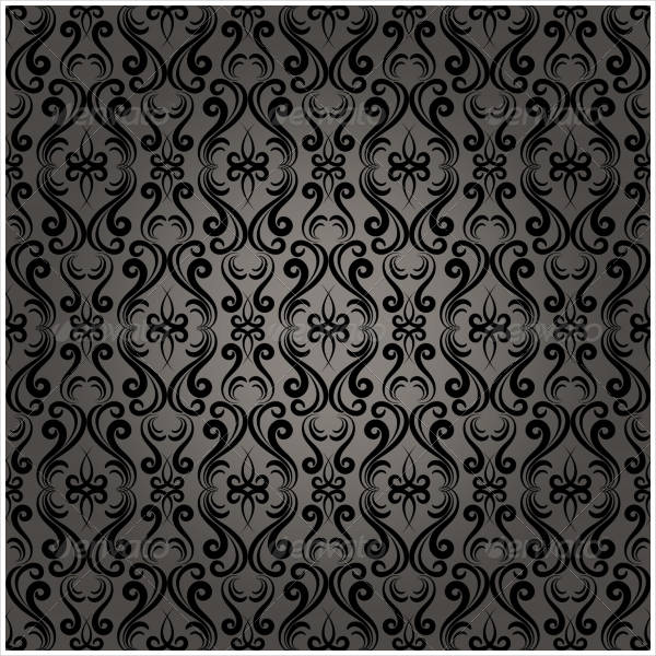 damask baroque seamless pattern