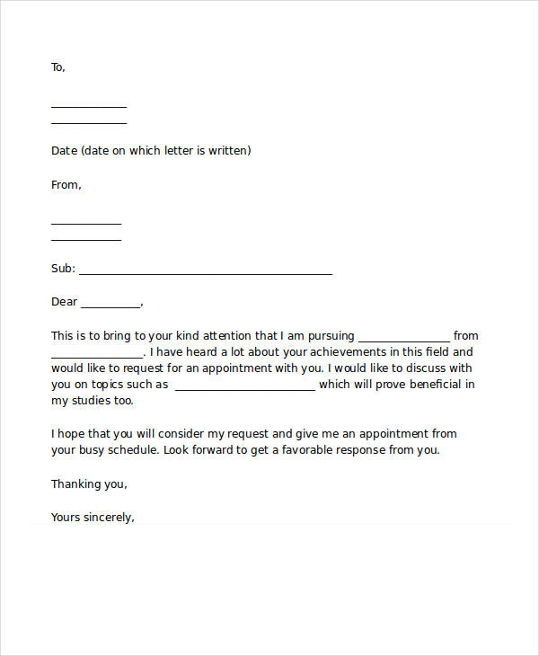 Appointment Letter Template - 31+ Free Word, PDF Documents Download