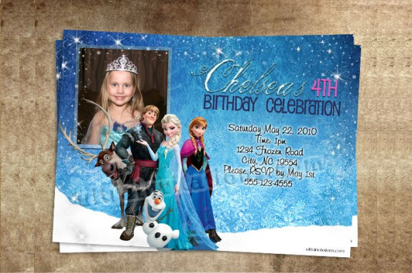 -Disney Frozen Party Invitation