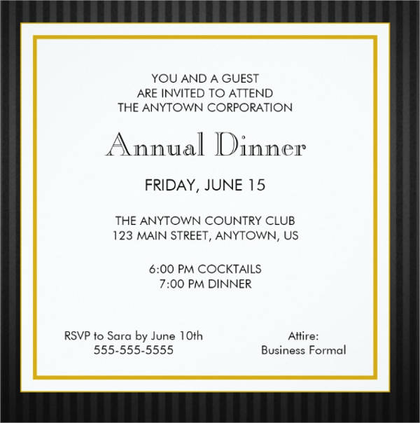 28 Formal Dinner Invitations PSD Word AI Publisher Apple Pages