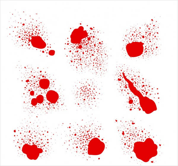 splatter blood vector