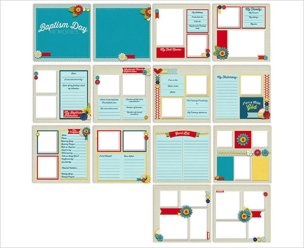 baptism album template