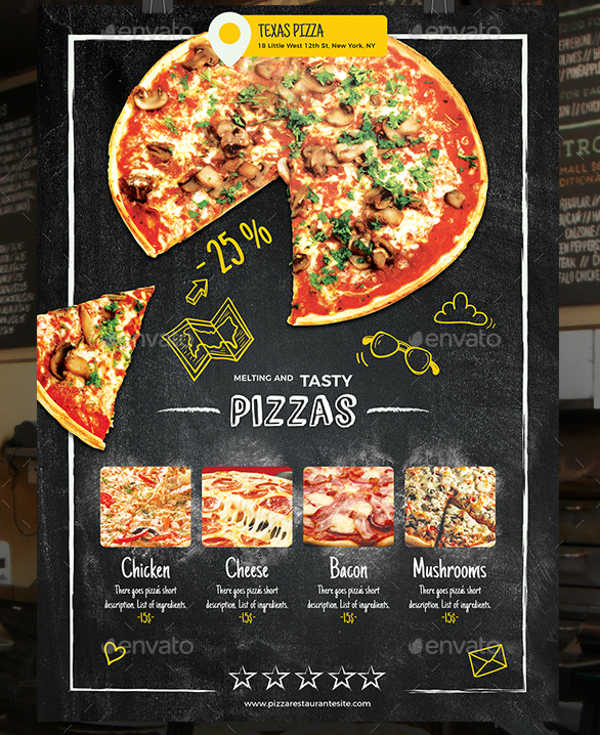 pizza restaurant flyer