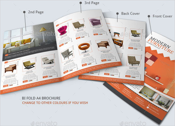 furniture brochure template templates