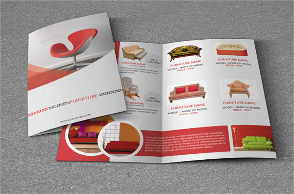 furniture bi fold brochure