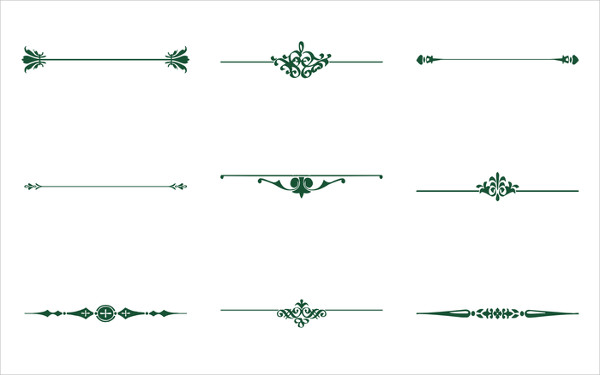 decorative line vector