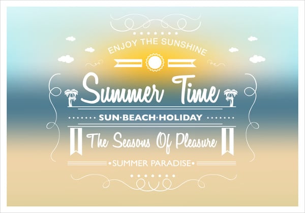 summer time vector