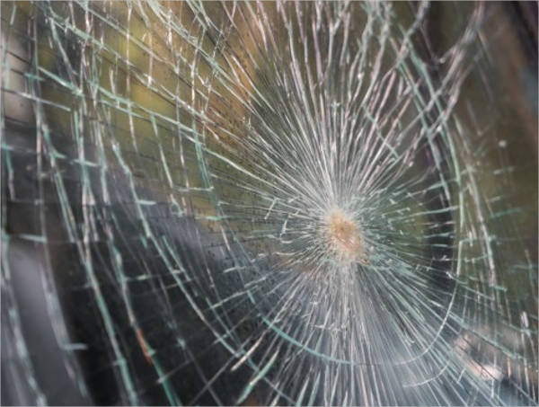 cracked broken glass texture