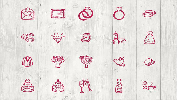 free hand drawn vector icons