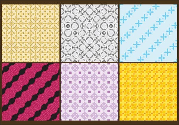 colorful batik pattern