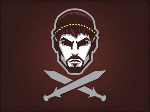 greek warrior logo