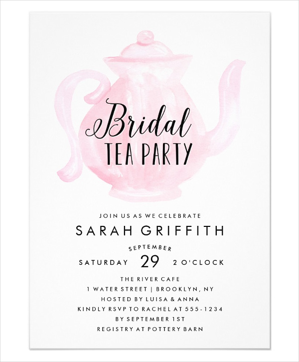 bridal shower tea party invitation5