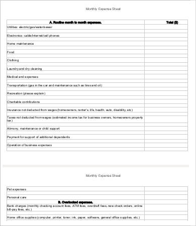 blank-monthly-expense-sheet