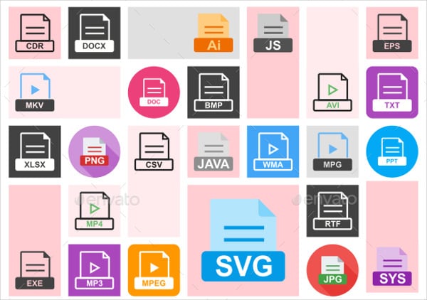 file format icons