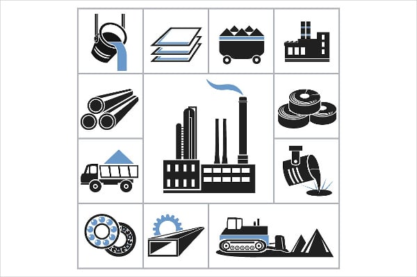 heavy industry icons