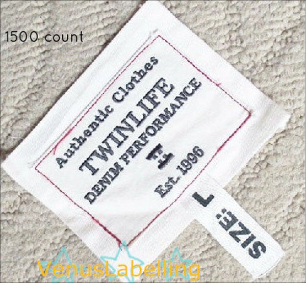custom clothing tags labeling
