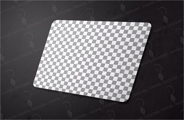 rectangle mouse pad mockup