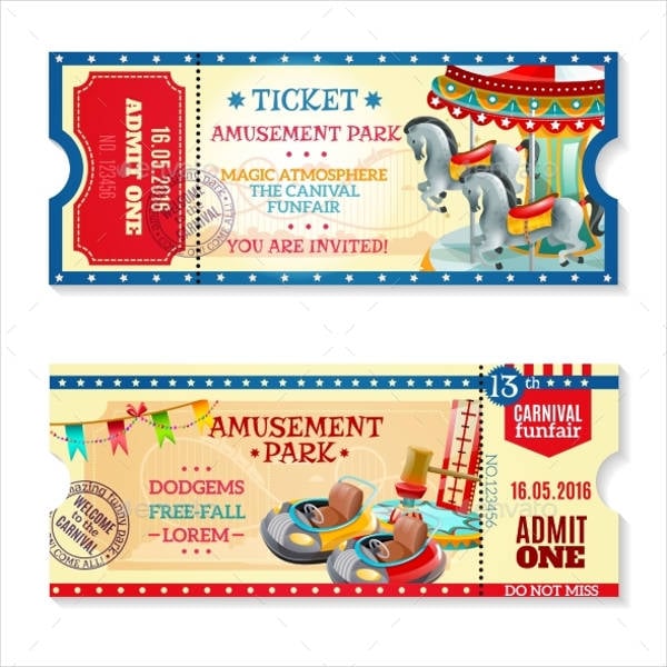 16 Carnival Ticket Templates Free Psd Ai Vector Eps Format Download Free Premium Templates