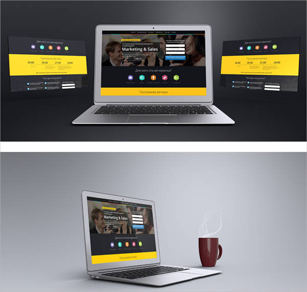 Laptop Mockups 8+ PSD, EPS Format Download Free