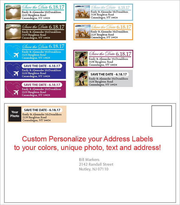 Color Return Address Labels Printable Custom Street Return Labels Template Color Label Street Consultant Pink and White