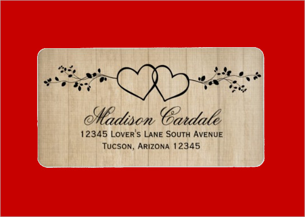 11 Wedding Address Labels PSD