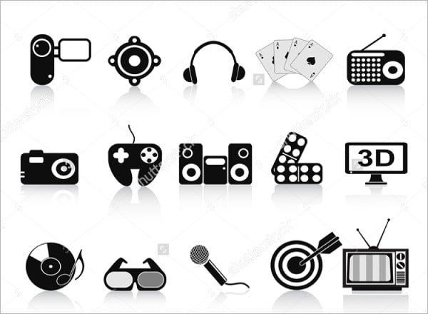home entertainment icons
