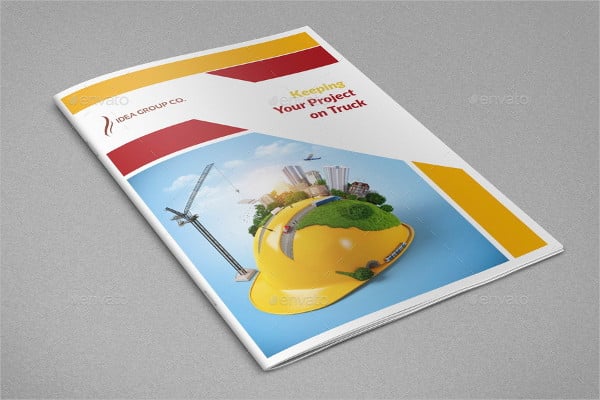 construction magazine indesign template