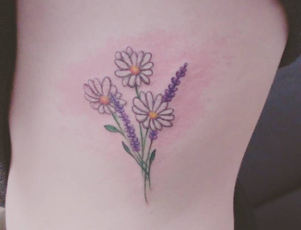 small flower tattoo