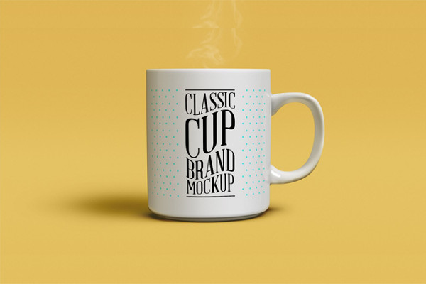 photorealistic coffee mug mockup