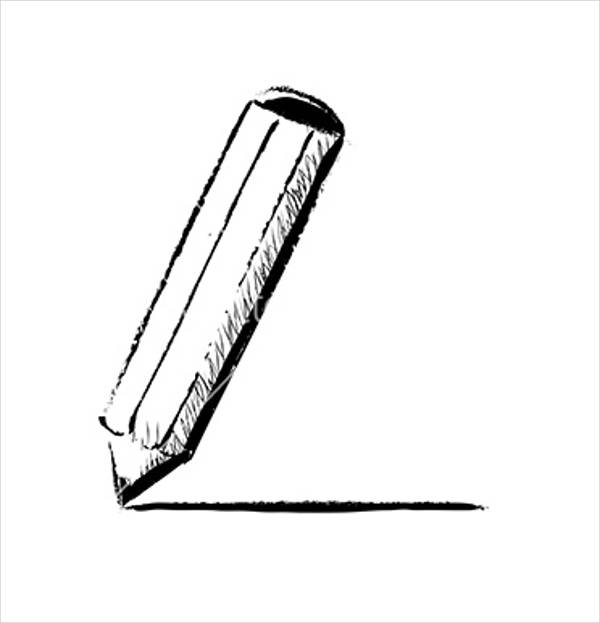 pencil doodle vector