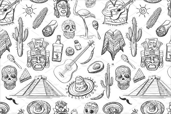 seamless mexican pattern