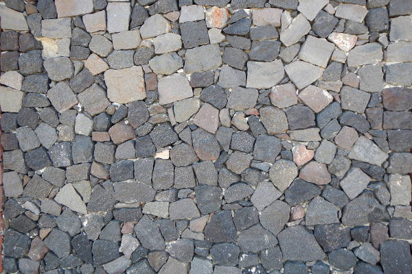 medieval black stones floor texture