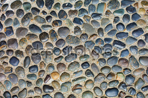 color pebble stone floor texture