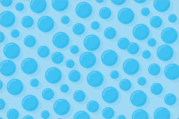 blue bubble vector