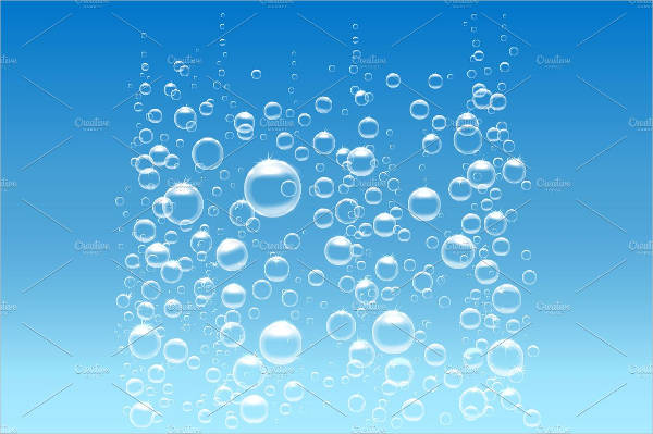 water bubble vector
