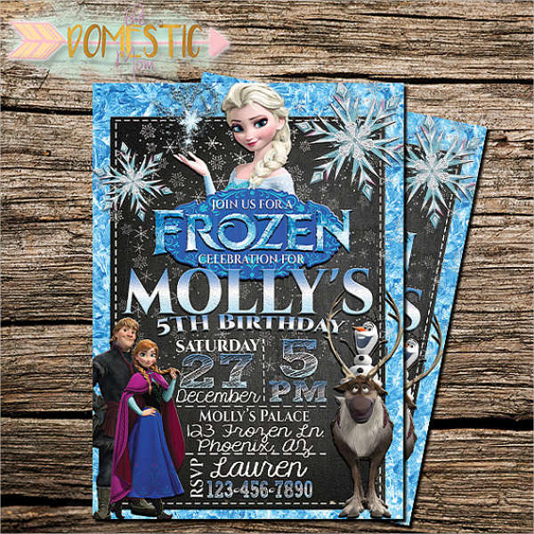 personalized-frozen-birthday-invitation