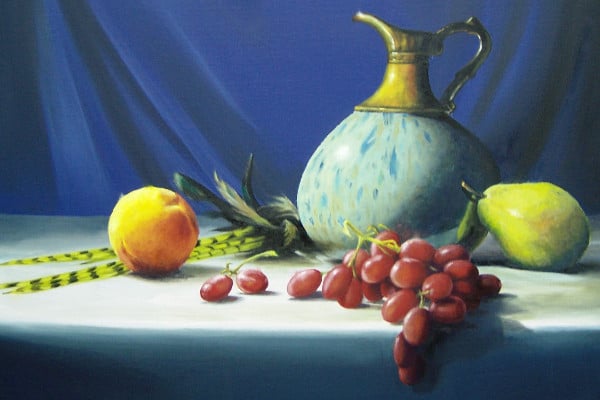 abstract still life painting