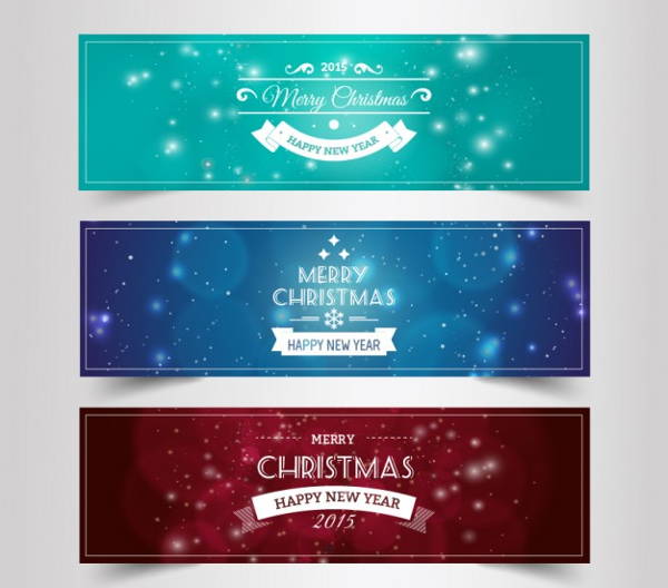 merry christmas vintage banner