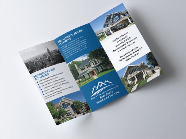 modern real estate company brochure