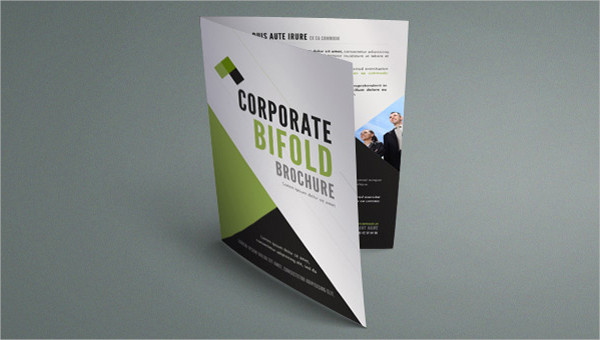 bi fold corporate business brochure